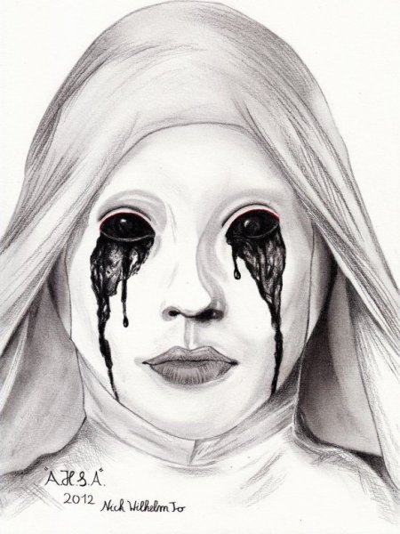 Страшные рисунки карандашом