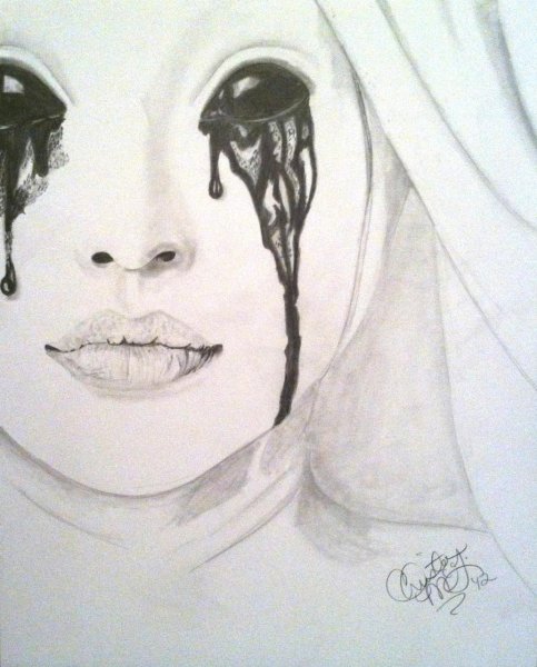 Страшные рисунки карандашом