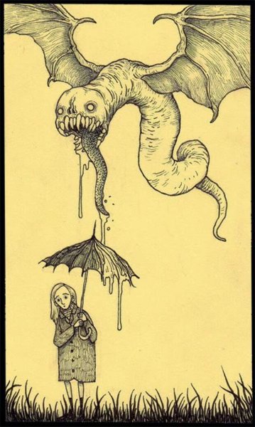 Страшные рисунки карандашом