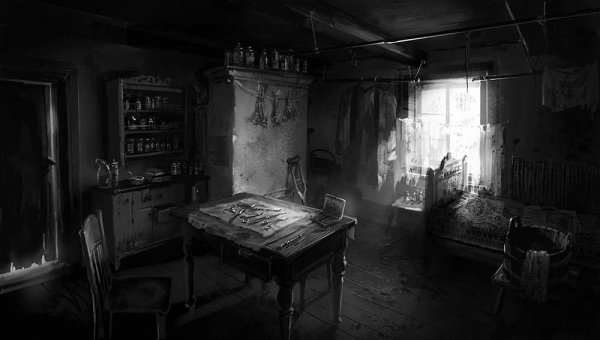 Жуткий интерьер