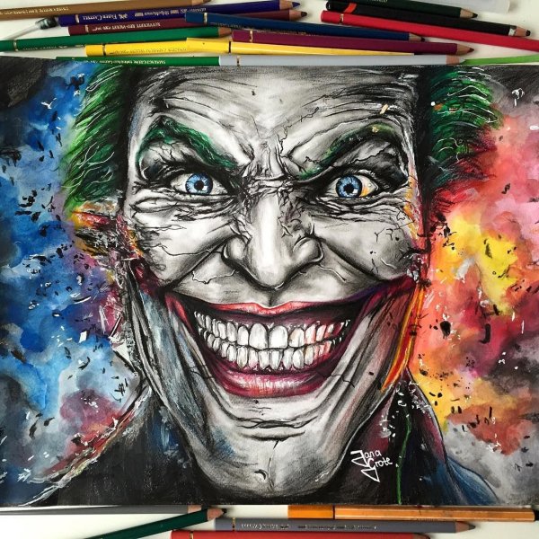 Джокер для срисовки