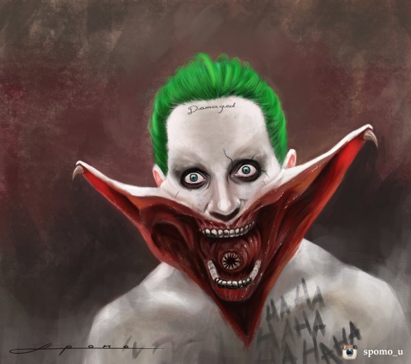 Джокер арт карандашом