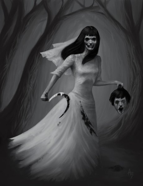 Мертвая невеста призрак