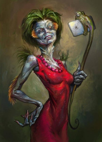 Кикимора карандашом