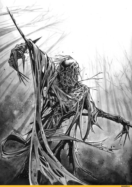 Пугало карандашом