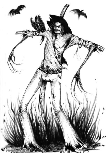 Джонатан Крейн пугало арт