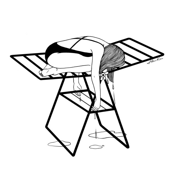 Монстр под кроватью раскраска