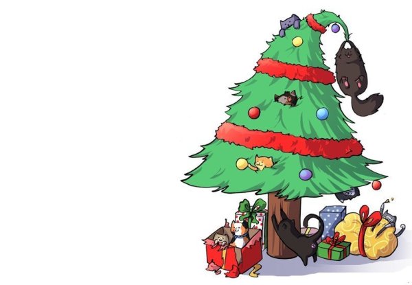 Новогодняя елочка арт