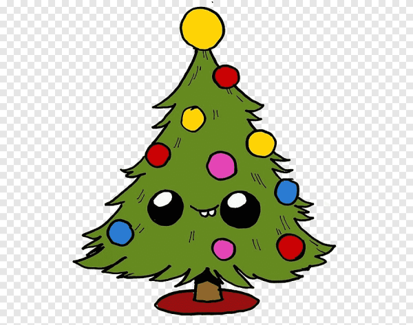 Арт рисование ёлочки