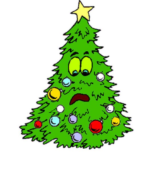 Смешные новогодние елочки