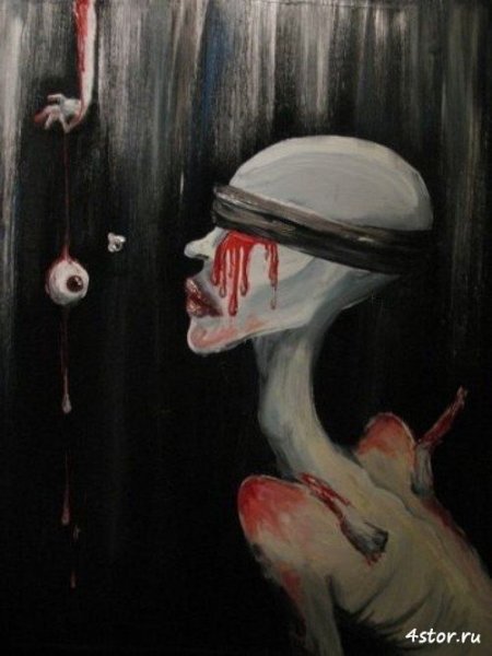 Рисунки психически больных маньяков