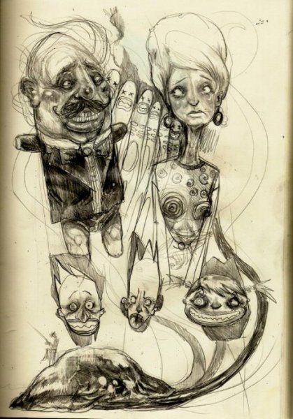 Рисунки бол.ных шизофренией