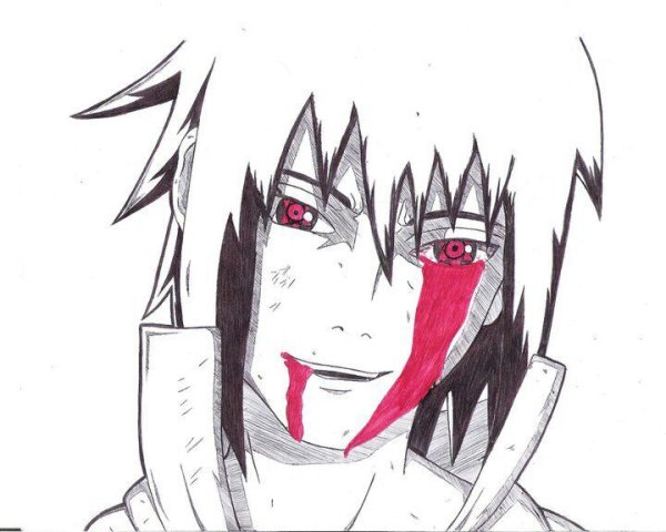 Криво нарисованный Саске