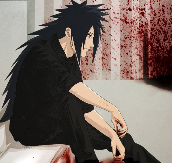 Рисунки Наруто и Саске