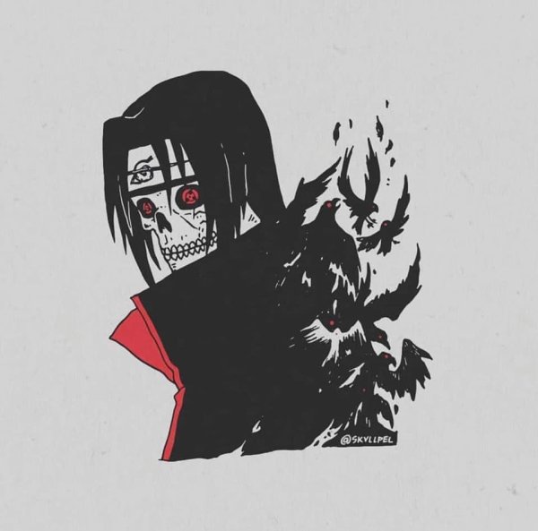 Тату Аматерасу Итачи