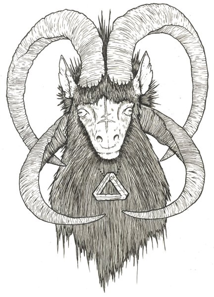 Козел эскиз