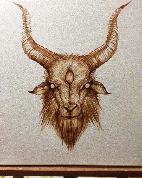 Козлиная голова сатаны