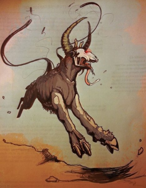 Бафомет коза сатанинского