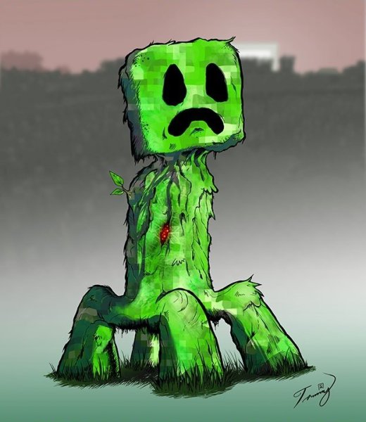 Монстры майнкрафт КРИПЕР