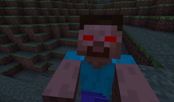 Майнкрафт красный ХЕРОБРИН
