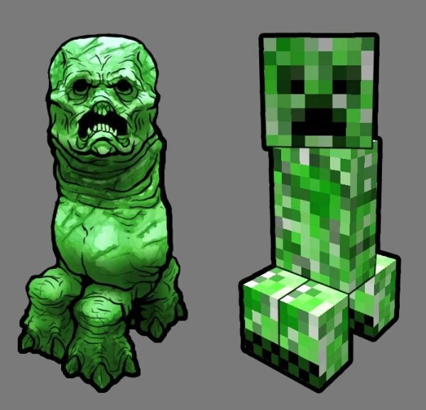 Майнкрафт КРИПЕР МУТАНТ Титан