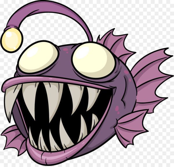 Европейский удильщик мультяшный