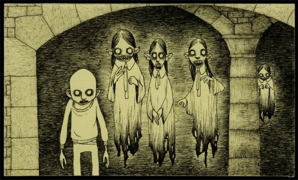 Странные криповые арты