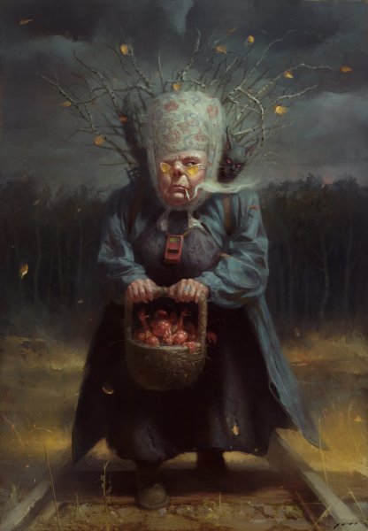 Ведьмы страшные нарисованные