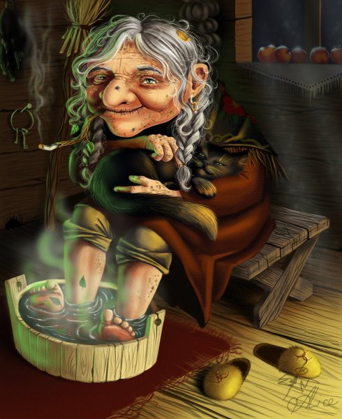 Баба Яга людоедка