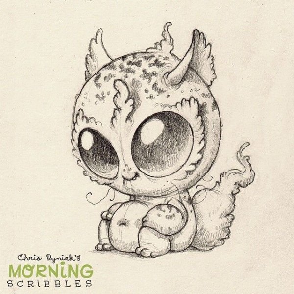 Милые монстрики для срисовки