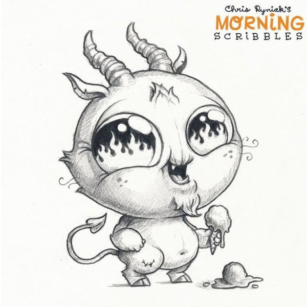 Рисунки для срисовки милые монстрики