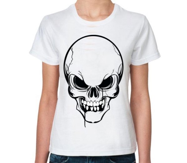 Футболка череп
