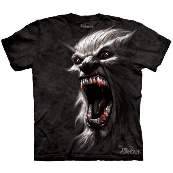 Мужская футболка 3d Вервольф m