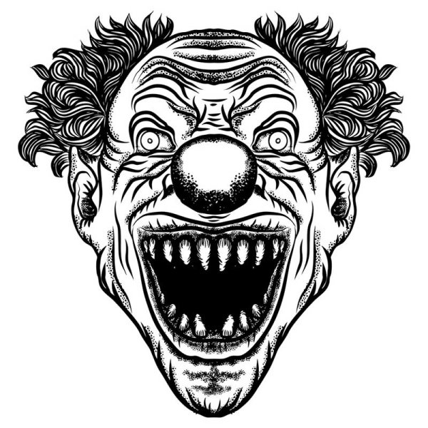 Клоун ПЕННИВАЙЗ раскраска