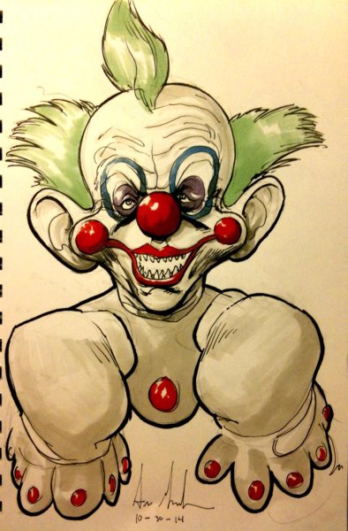 Оно клоун ПЕННИВАЙЗ рисунок