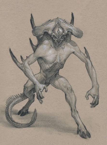 Существа карандашом