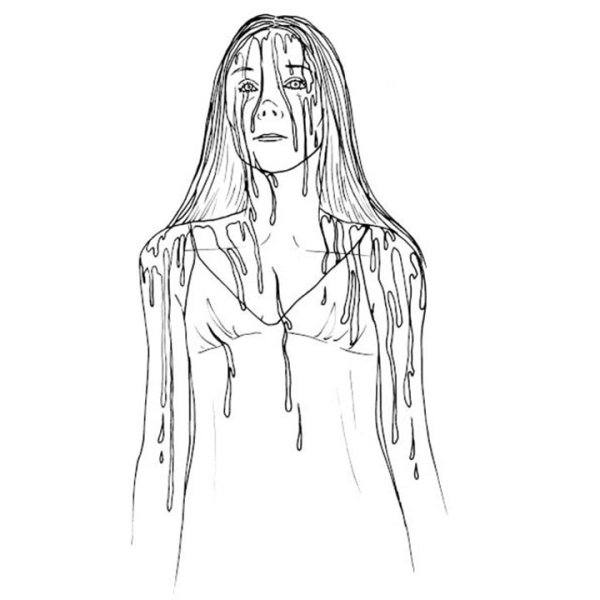 Девушки страшные карандашом