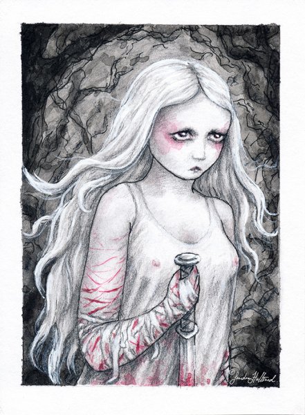 Рисунки для срисовки карандашом простые страшные