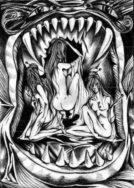 Рисунки психически больных людей