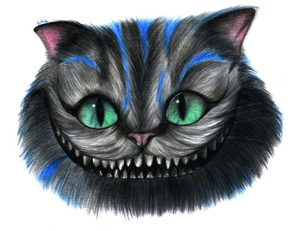 Улыбка Чеширского кота вектор