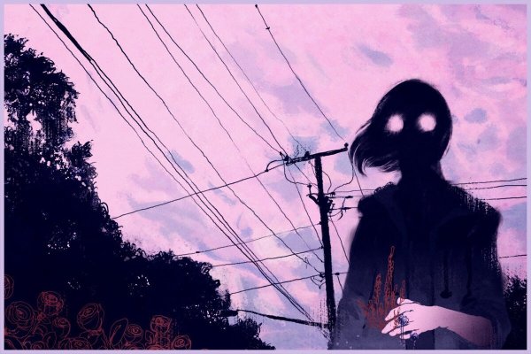 Страшное лицо из Темноты