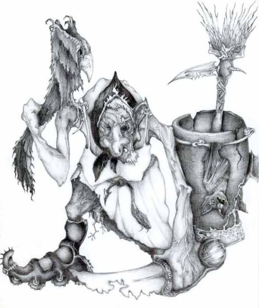 Баба Яга Кикимора ведьма