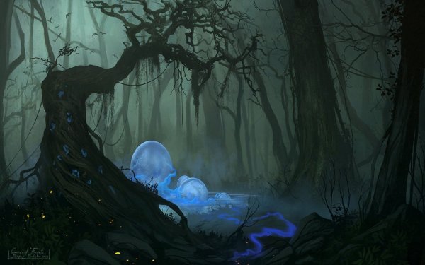 Страшный лес фэнтези