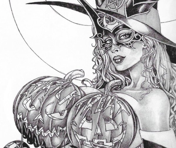 Раскраски к Хэллоуину