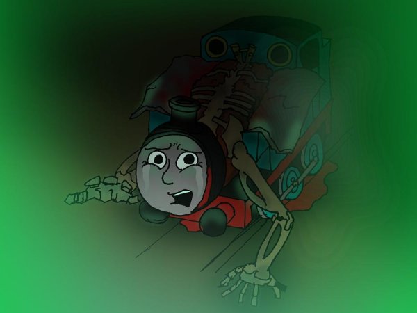 Криповый паровозик Томас монстр