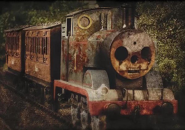 Ржавый паровозик Томас