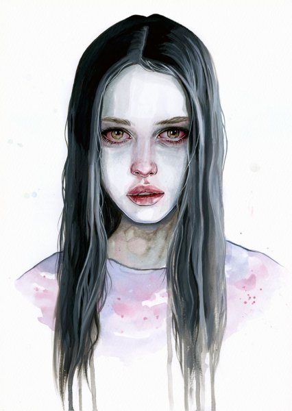 Страшный стиль рисования