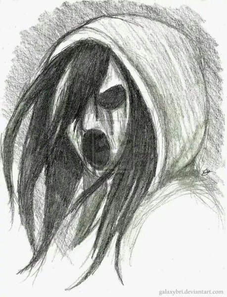 Девушка наполовину скелет