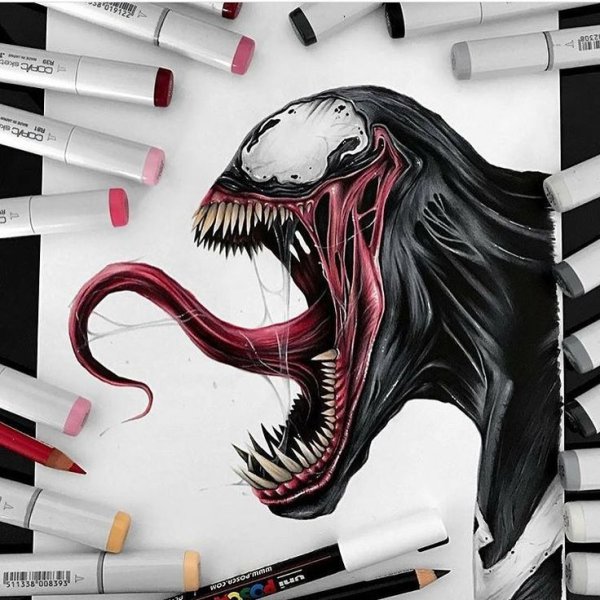 Монстры фломастером