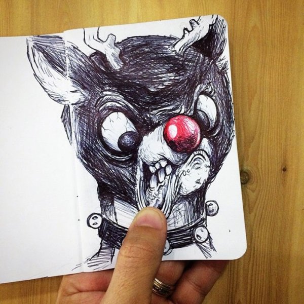 Монстрики для скетчбука